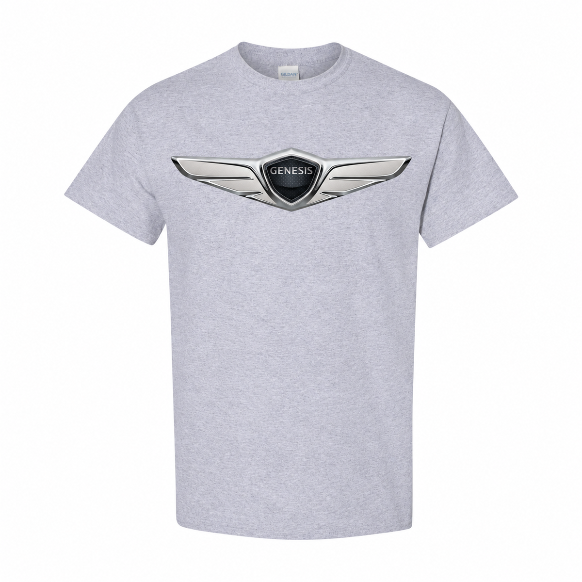 Youth Kids Genesis Car Cotton T-Shirt - Grey