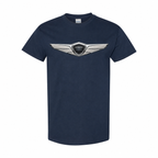 Youth Kids Genesis Car Cotton T-Shirt - Navy