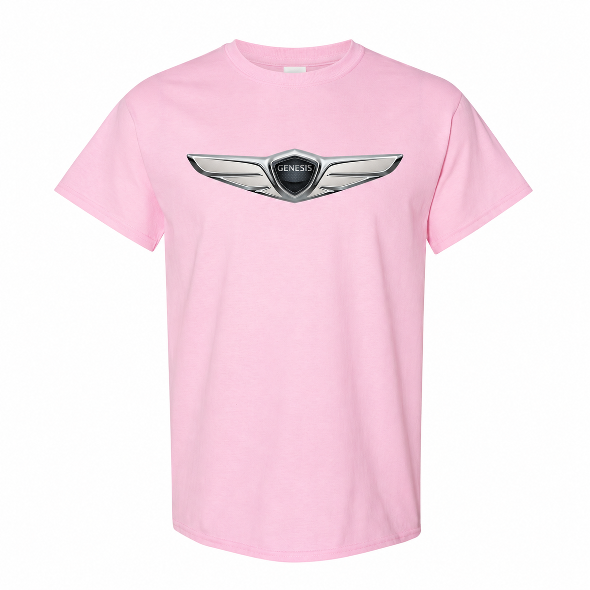 Youth Kids Genesis Car Cotton T-Shirt - Pink