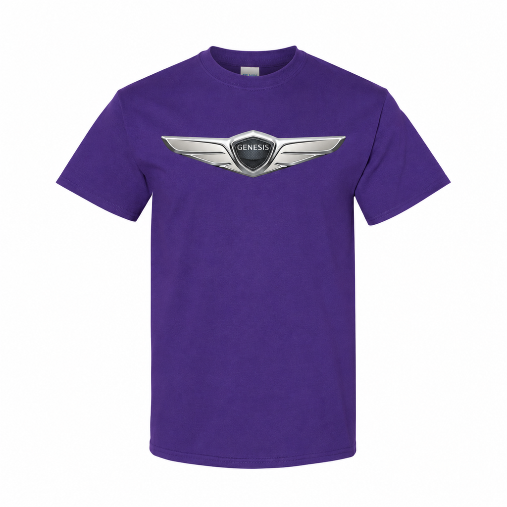 Youth Kids Genesis Car Cotton T-Shirt - Purple