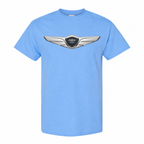 Youth Kids Genesis Car Cotton T-Shirt - Sky Blue