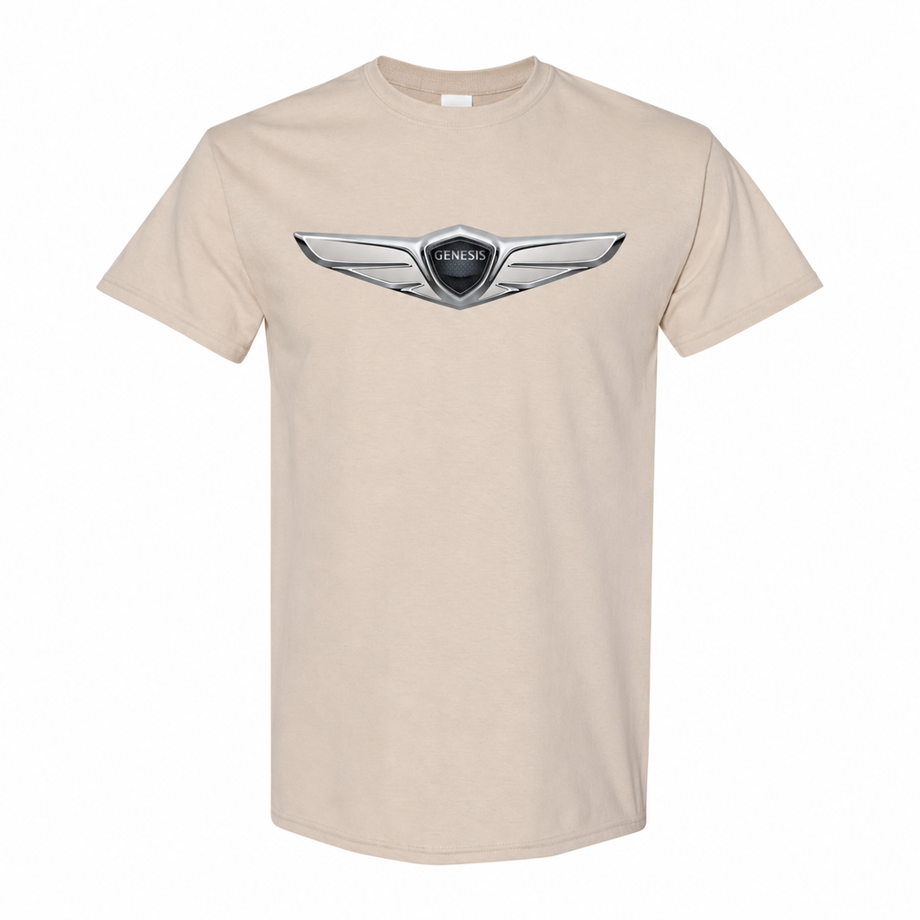 Youth Kids Genesis Car Cotton T-Shirt - Tan