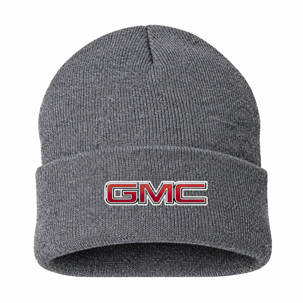 Men's GMC Beanie Hat — Gray — clean front main