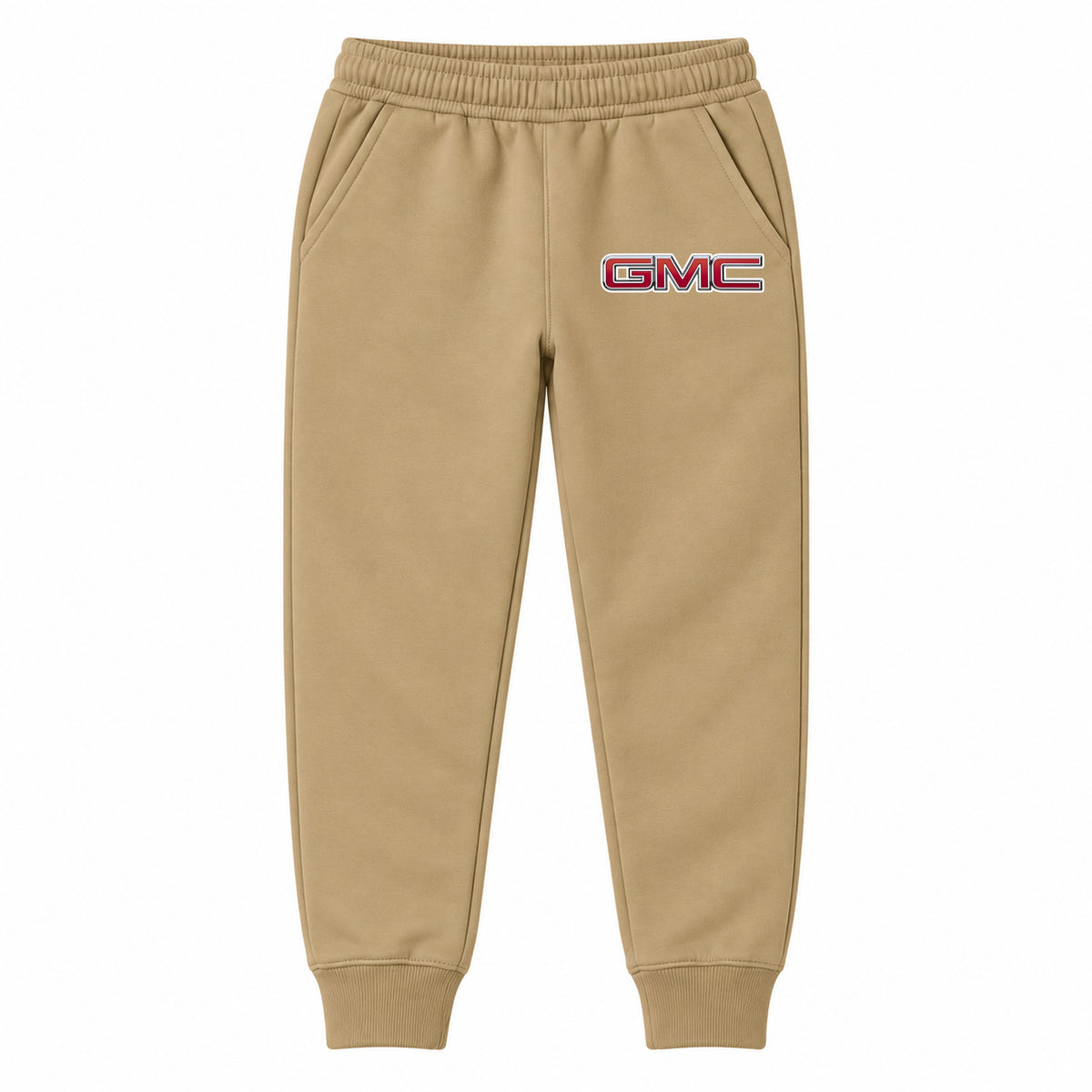 GMC youth jogger sweatpants in Khaki, Youth Large ages 10–12