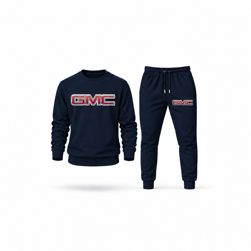 Men's GMC Sweatshirt Joggers Set | Color: Navy | Main