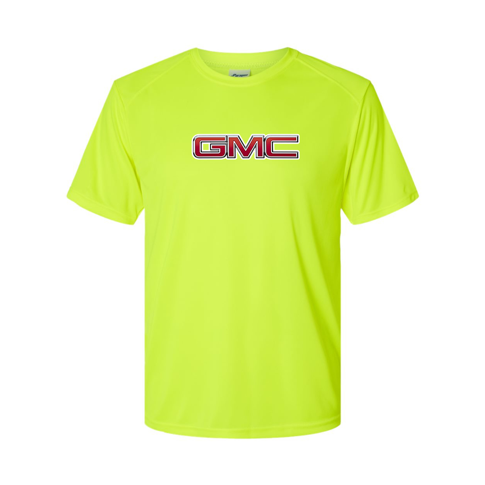 Men’s GMC Car Polyester T-Shirt - Safety Green