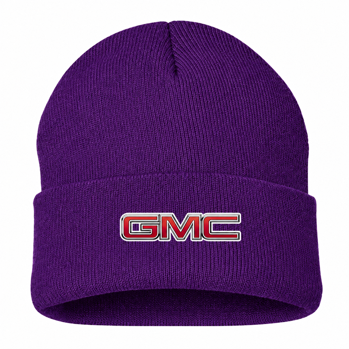 Men's GMC Beanie Hat — Purple — clean front main