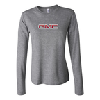 Women’s GMC Car Long Sleeve T-Shirt - Grey