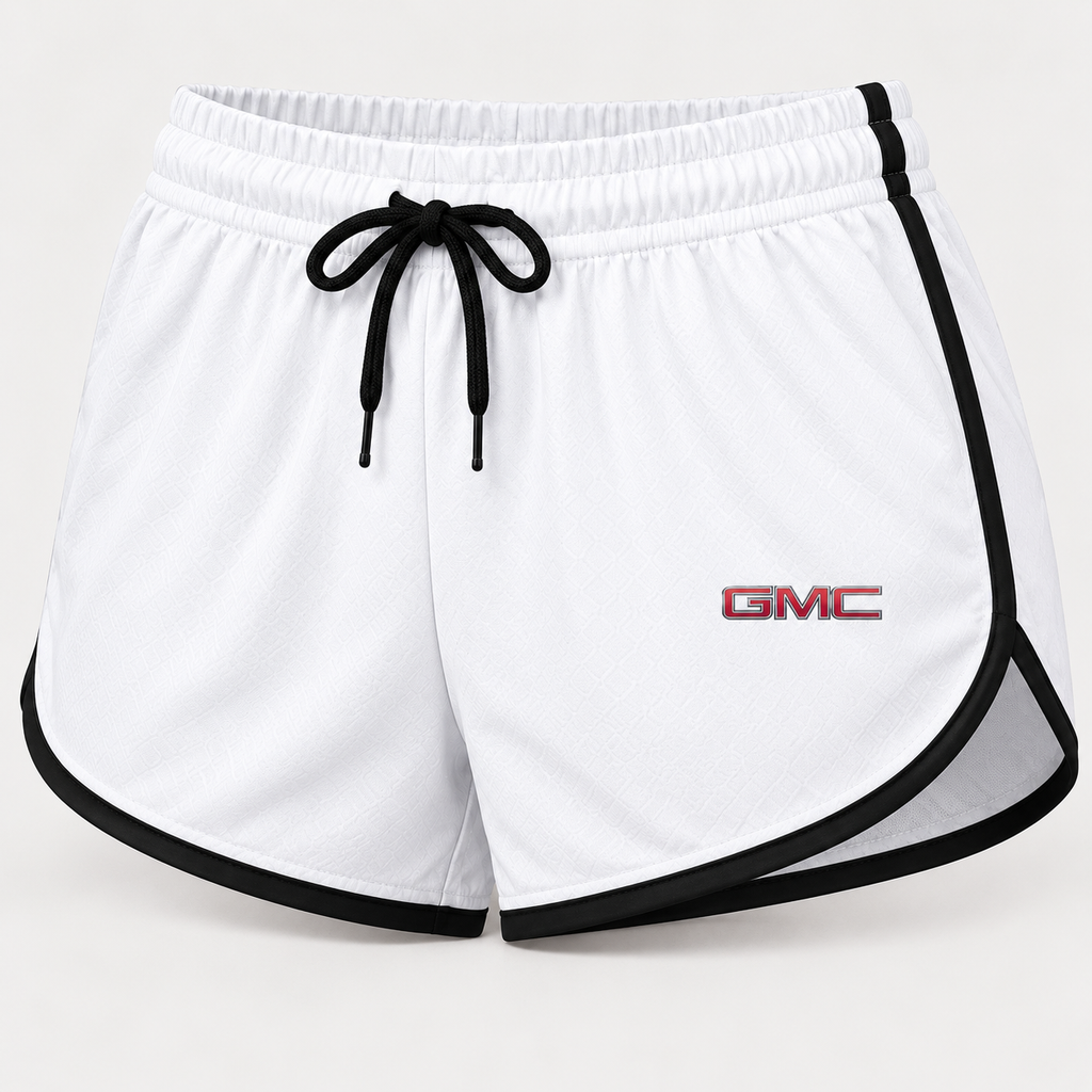 GMC women's tanktop and shorts set Shorts detail | Color: White |