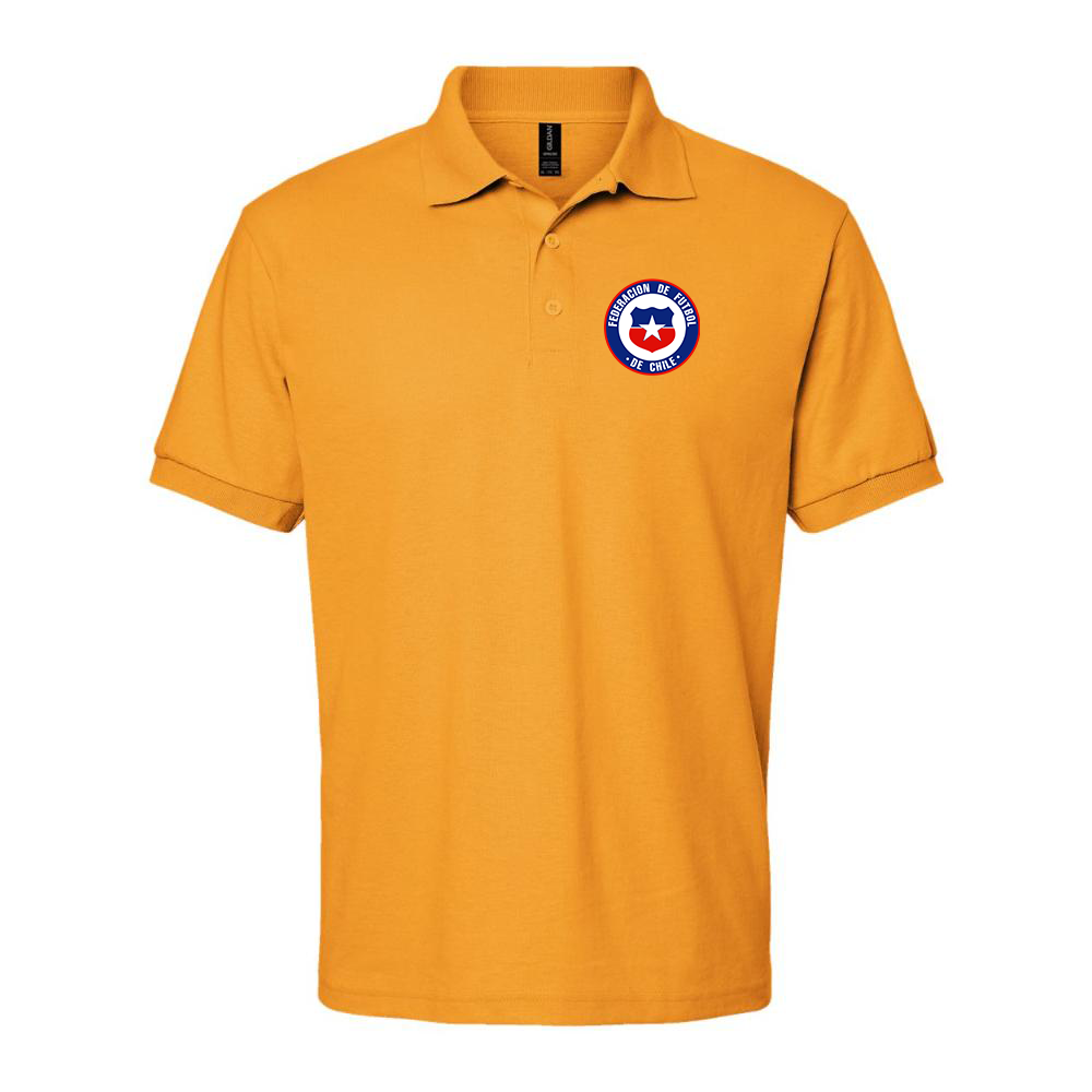 Men's Chile National Soccer Team  Dry Blend Polo