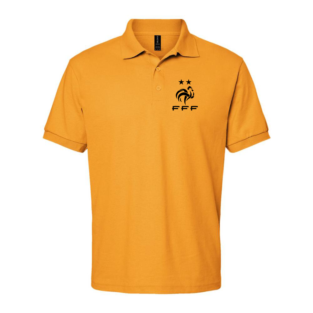 Men's France Soccer Dry Blend Polo