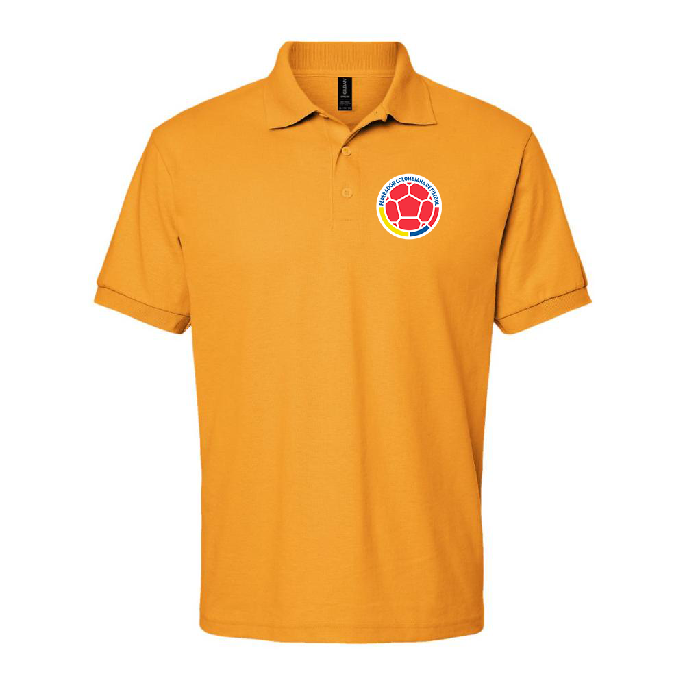 Men's Colombia National Soccer Team Dry Blend Polo