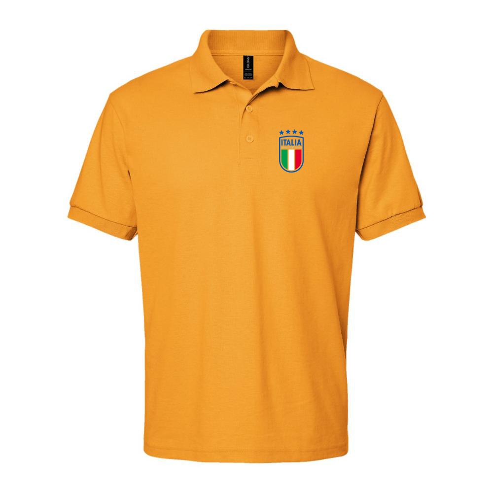 Men's Italy National Soccer Dry Blend Polo