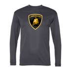 Men's Lamborghini Car -  Polyester Long Sleeve T-Shirt