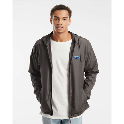 Men’s Ford Car - Independent Trading Co. - Lightweight Windbreaker Full-Zip Jacket - EXP54LWZ