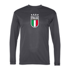 Men’s Italy National Soccer Team  - C2 Sport - Performance Long Sleeve T-Shirt - 5104