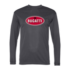 Men's Bugatti Car -  Polyester Long Sleeve T-Shirt