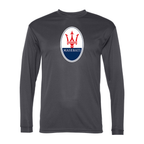 Men's Maserati Car -  Polyester Long Sleeve T-Shirt