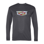 Men's Cadillac Car -  Polyester Long Sleeve T-Shirt