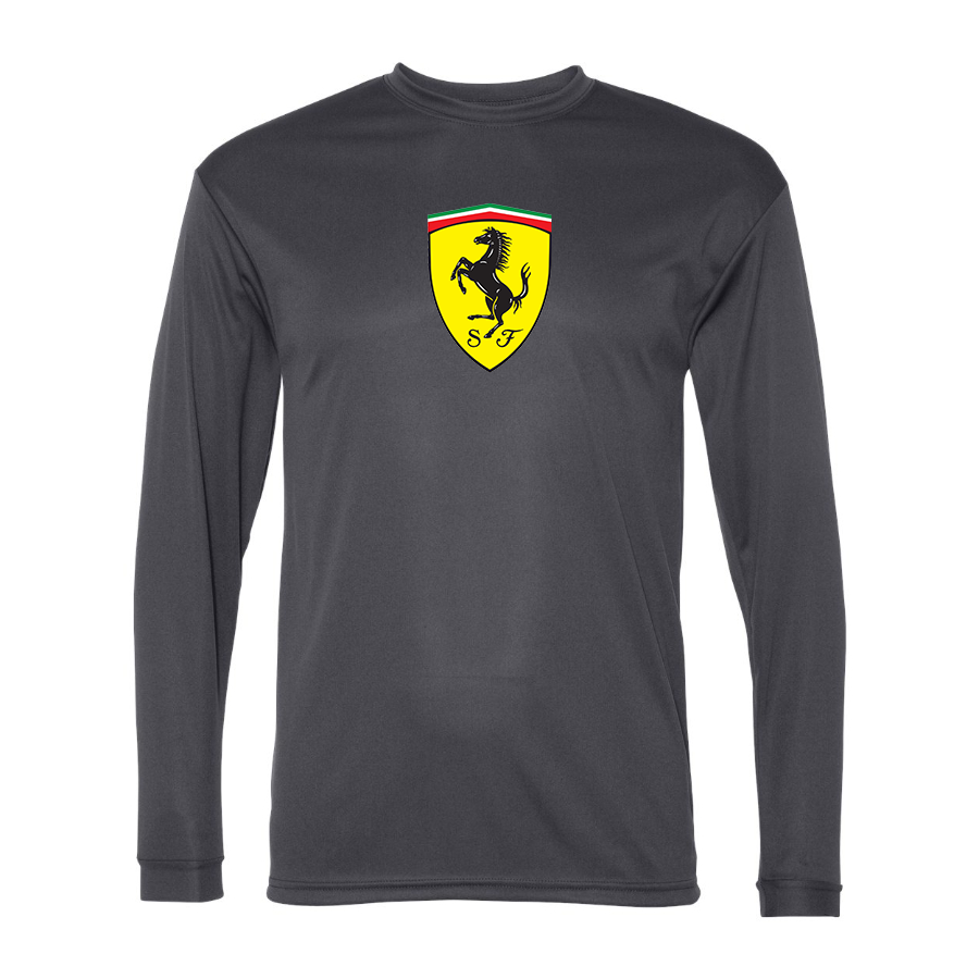 Men’s  Ferrari Motorsport Car - C2 Sport - Performance Long Sleeve T-Shirt - 5104
