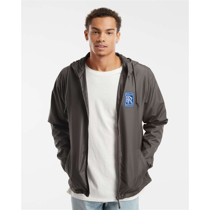 Men’s Rolls Royce Car - Independent Trading Co. - Lightweight Windbreaker Full-Zip Jacket - EXP54LWZ