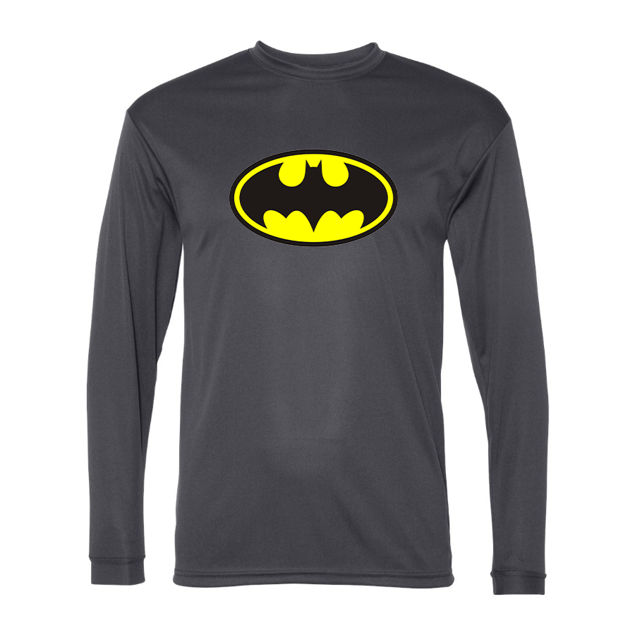Men’s DC Comics Batman- C2 Sport - Polyester Long Sleeve T-Shirt - 5104