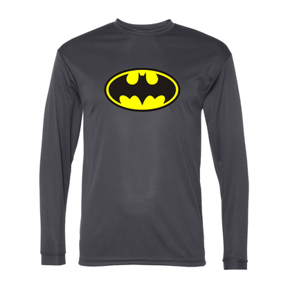 Men’s DC Comics Batman- C2 Sport - Polyester Long Sleeve T-Shirt - 5104