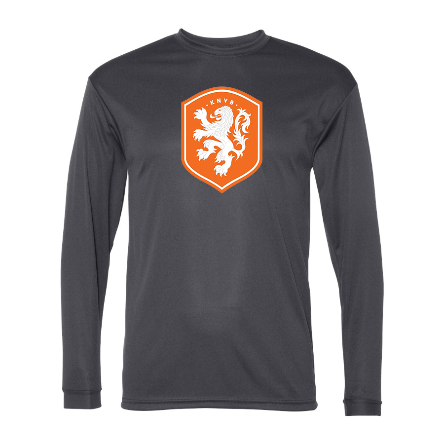 Men’s Netherlands National Soccer Team - C2 Sport - Performance Long Sleeve T-Shirt - 5104