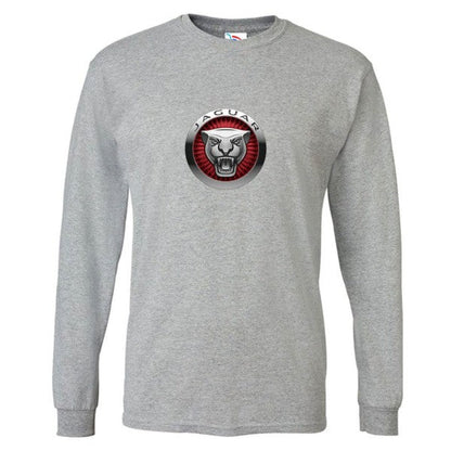 Men’s Jaguar Motorsport Car Long Sleeve T-Shirt