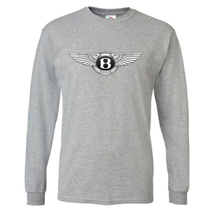 Men’s Bentley Motorsports Car Long Sleeve T-Shirt