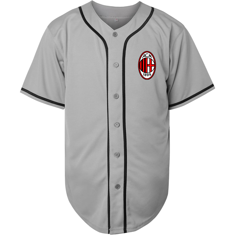 Men’s AC Milan Soccer Baseball Jersey