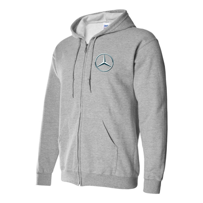 Men's Mercedes-Benz New Car Zipper Hoodie