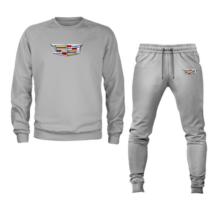 Men’s Cadillac Car Crewneck Sweatshirt Joggers Suit