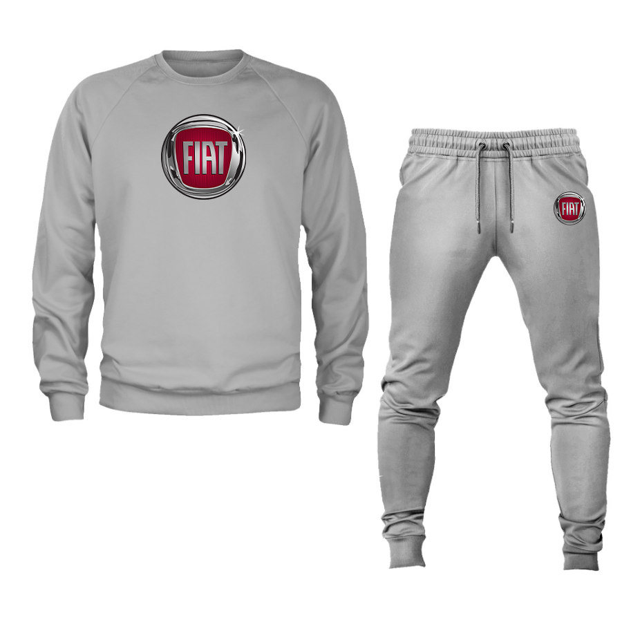 Men’s Fiat Car Crewneck Sweatshirt Joggers Suit