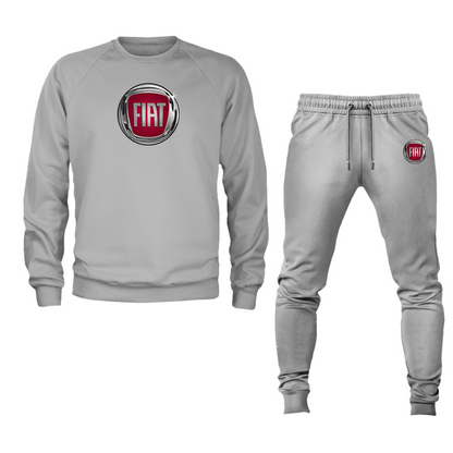 Men’s Fiat Car Crewneck Sweatshirt Joggers Suit