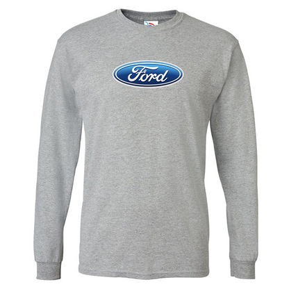 Youth Kids Ford Car Long Sleeve T-Shirt