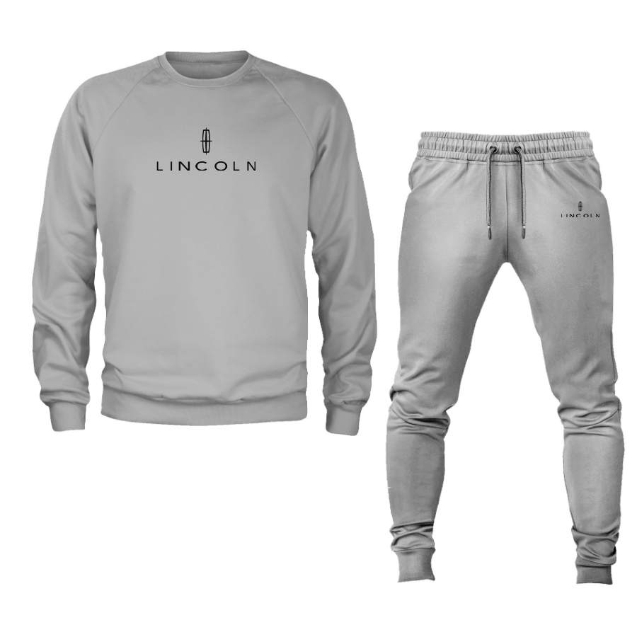 Men’s Lincoln Car Crewneck Sweatshirt Joggers Suit