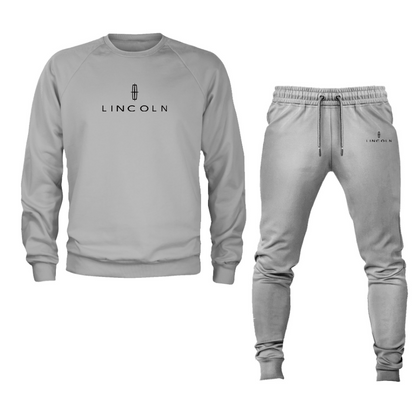 Men’s Lincoln Car Crewneck Sweatshirt Joggers Suit