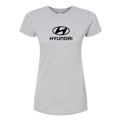 Women’s Hyundai Car Round Neck T-Shirt