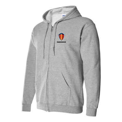 Men’s Koenigsegg Car Zipper Hoodie