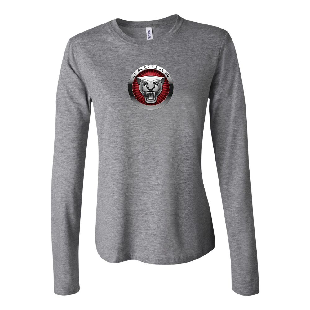 Women's Jaguar Motorsport Car Long Sleeve T-Shirt