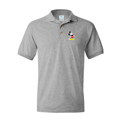 Men's Mickey Mouse Cartoon Dry Blend Polo