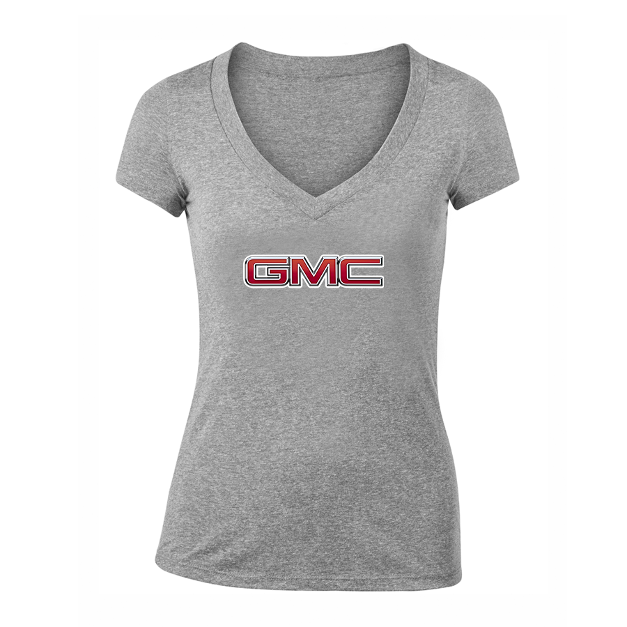 Women's GMC Car V-Neck T-Shirt