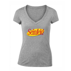 Women's Seinfeld Sitcom Show V-Neck T-Shirt