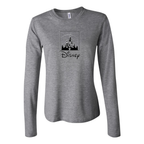 Women's Walt Disney Cartoon  Long Sleeve T-Shirt