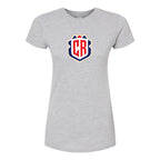 Women's Costa Rica National Soccer Team Round Neck T-Shirt