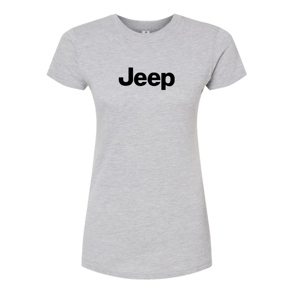 Women’s Jeep Car Round Neck T-Shirt