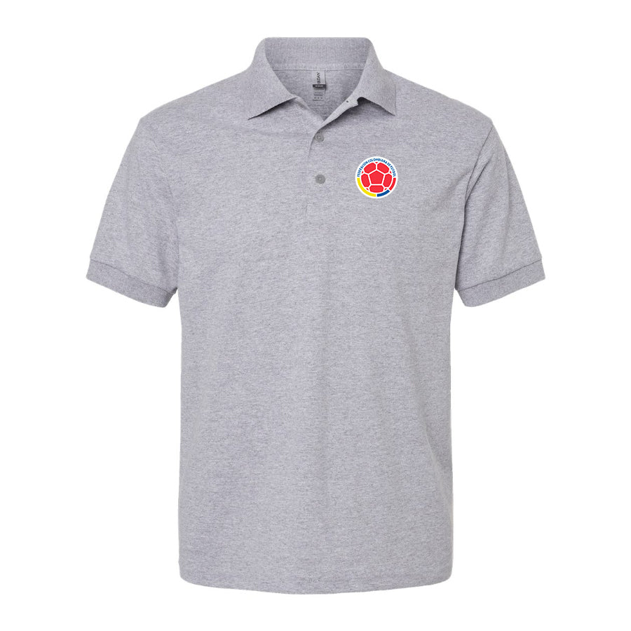 Men's Colombia National Soccer Team Dry Blend Polo