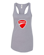 Women's Ducati Motorcycle Racerback Tank Top