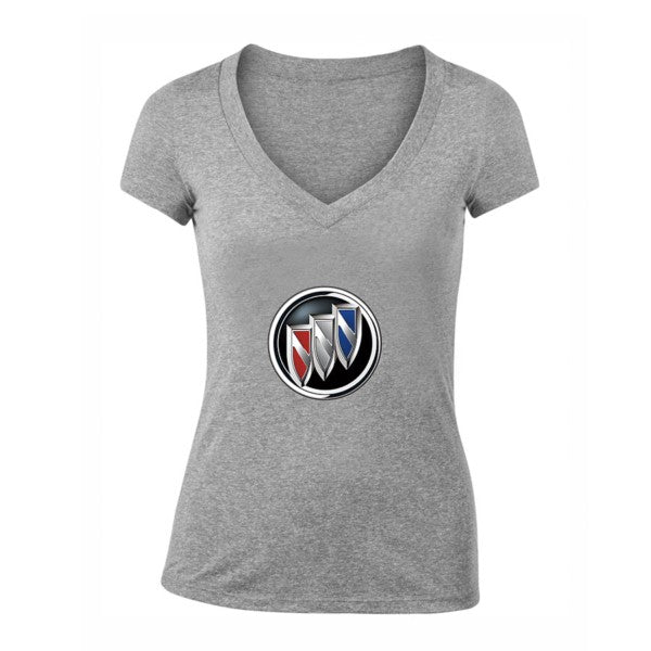 Women's Buick Motorsports Car V-Neck T-Shirt